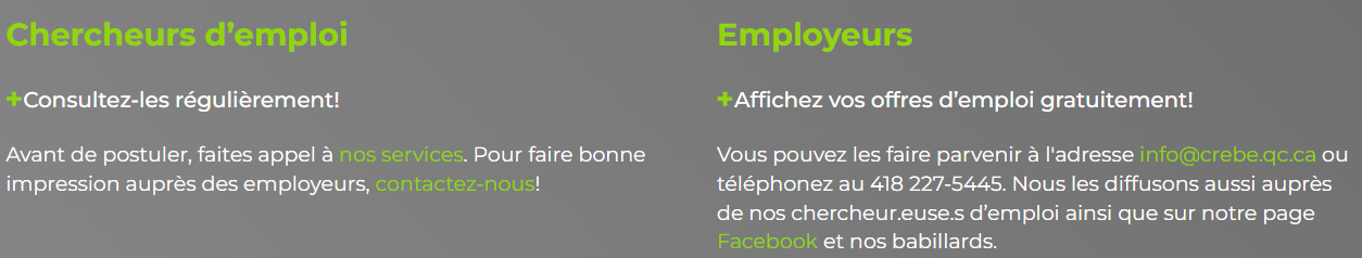 CRE Beauce-Etchemins