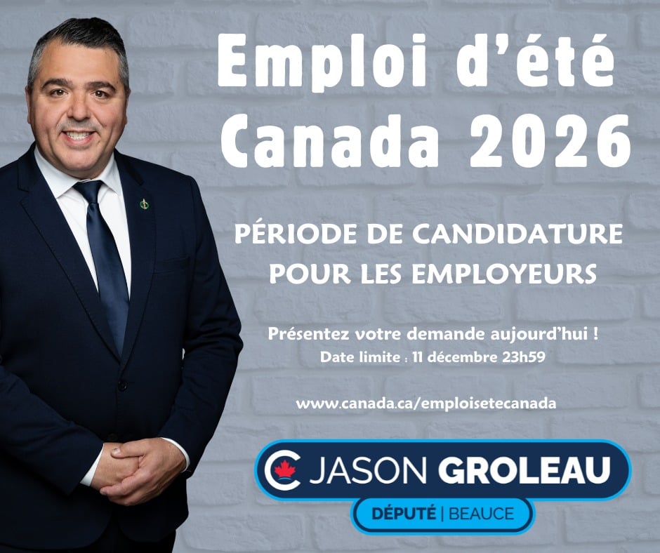 Jason Groleau, député de Beauce 