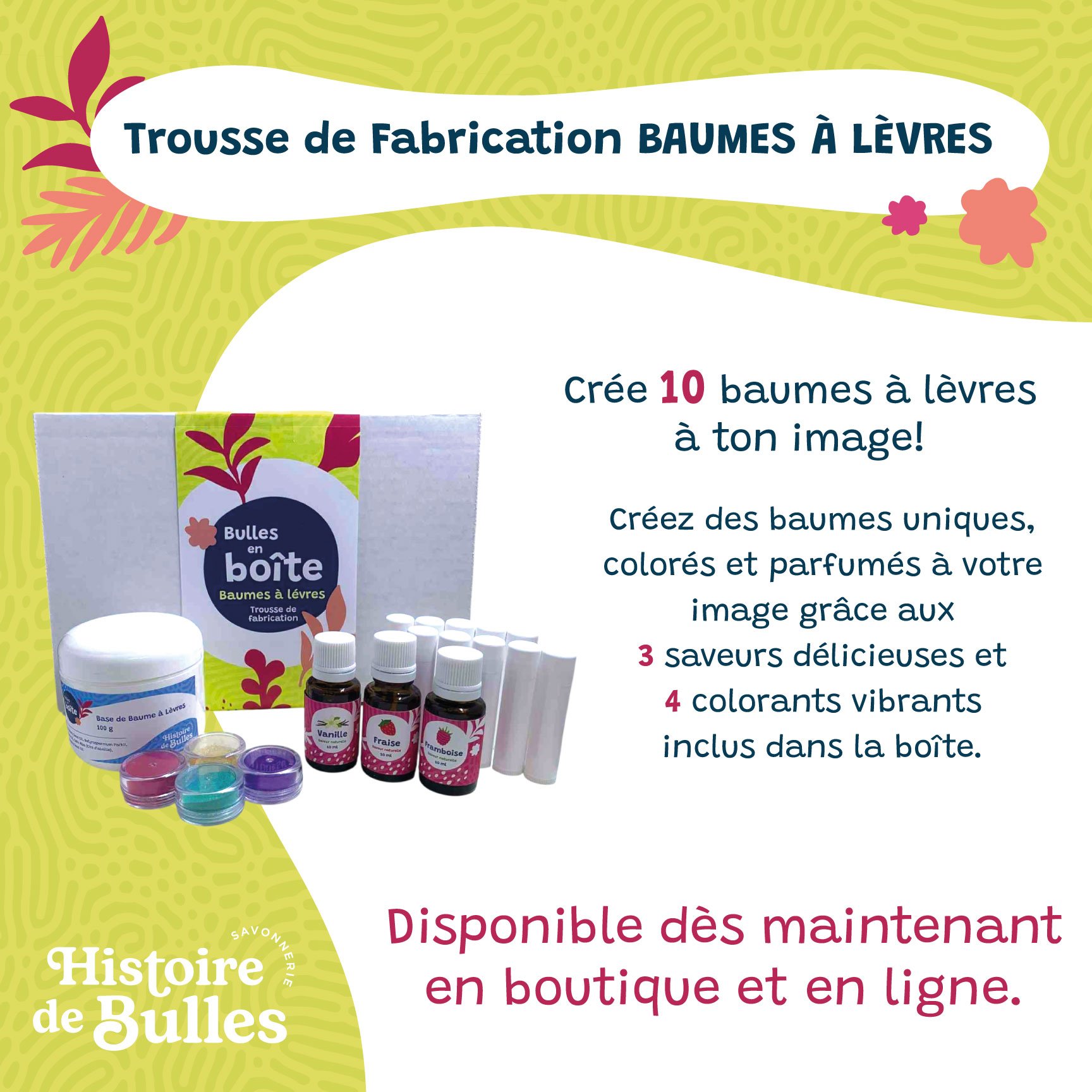 Savonnerie Histoire de Bulles