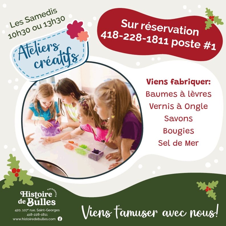 Savonnerie Histoire de Bulles