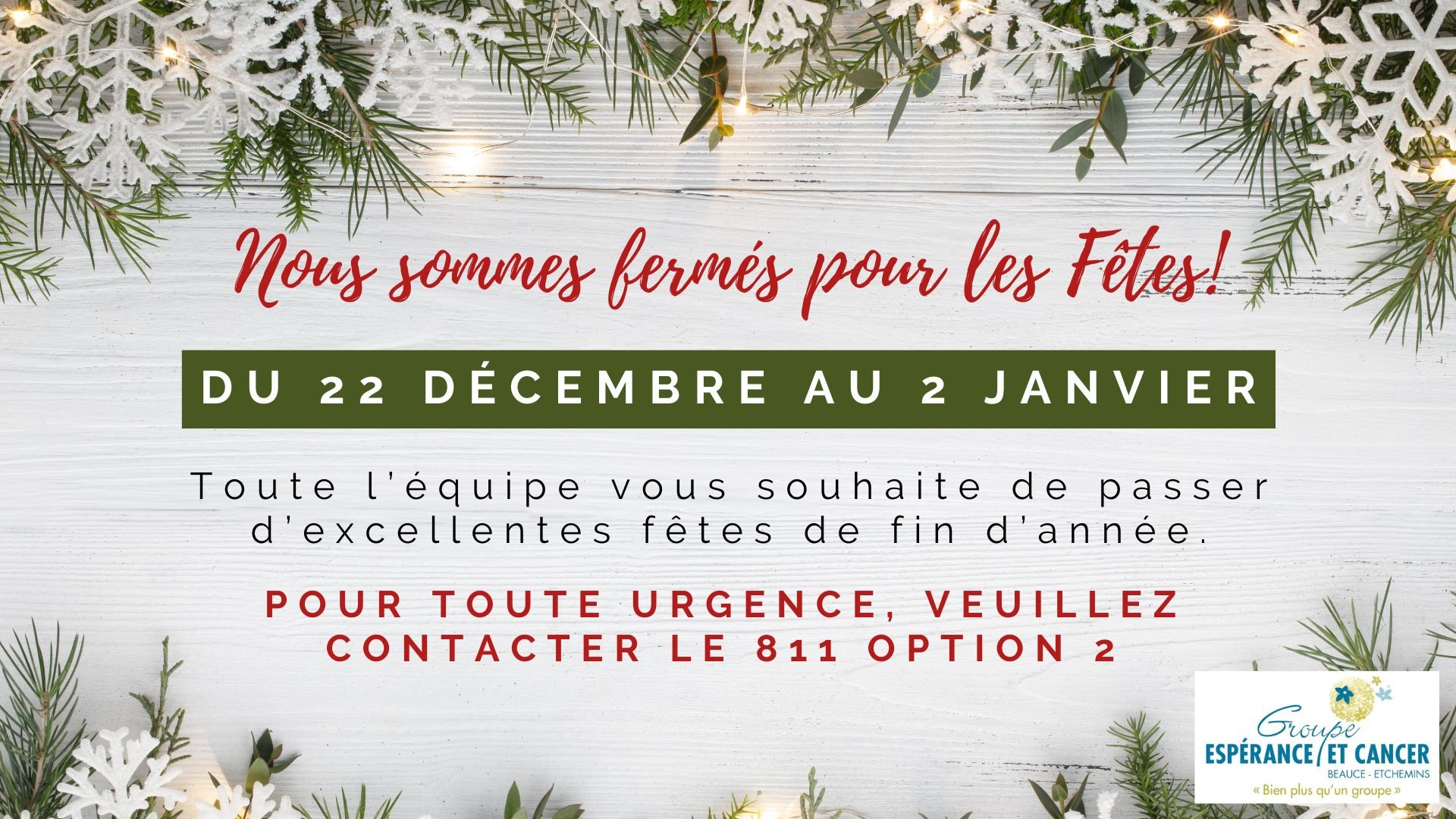 Groupe Espérance et Cancer