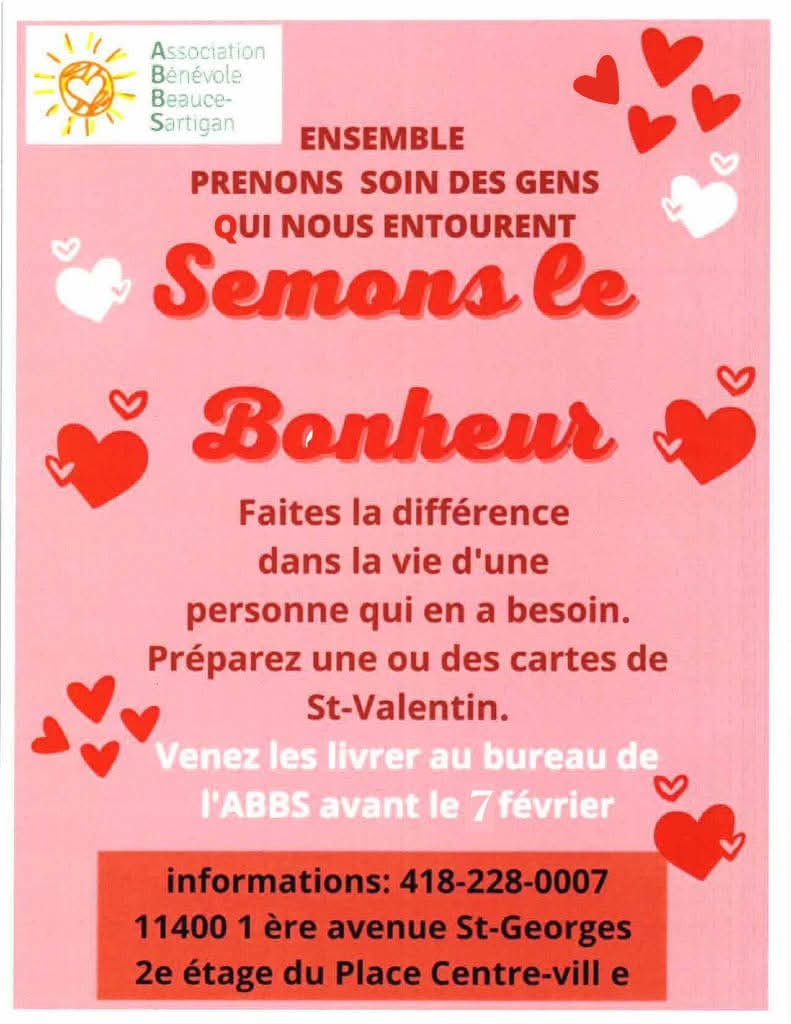 Association bénévole Beauce-Sartigan - ABBS 