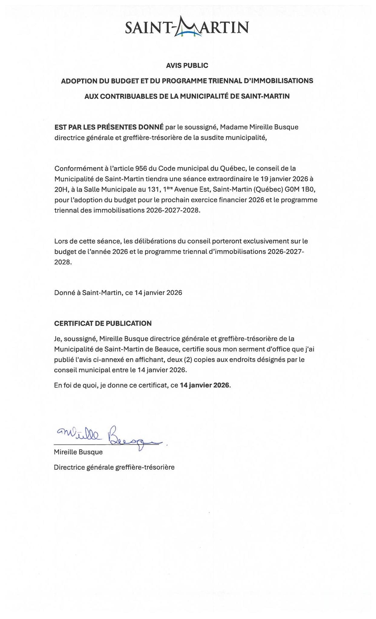 Saint-Martin de Beauce