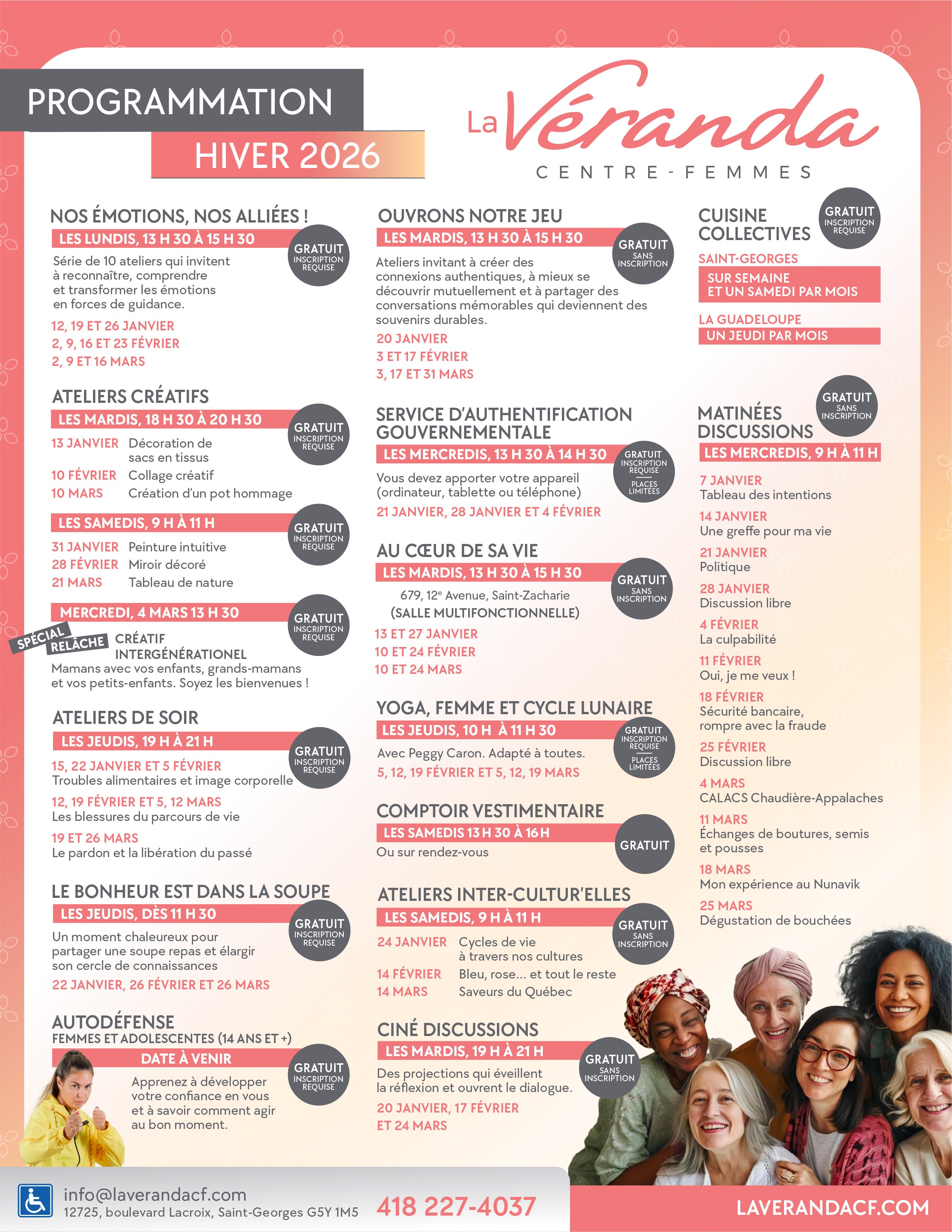 La Véranda, Centre-Femmes