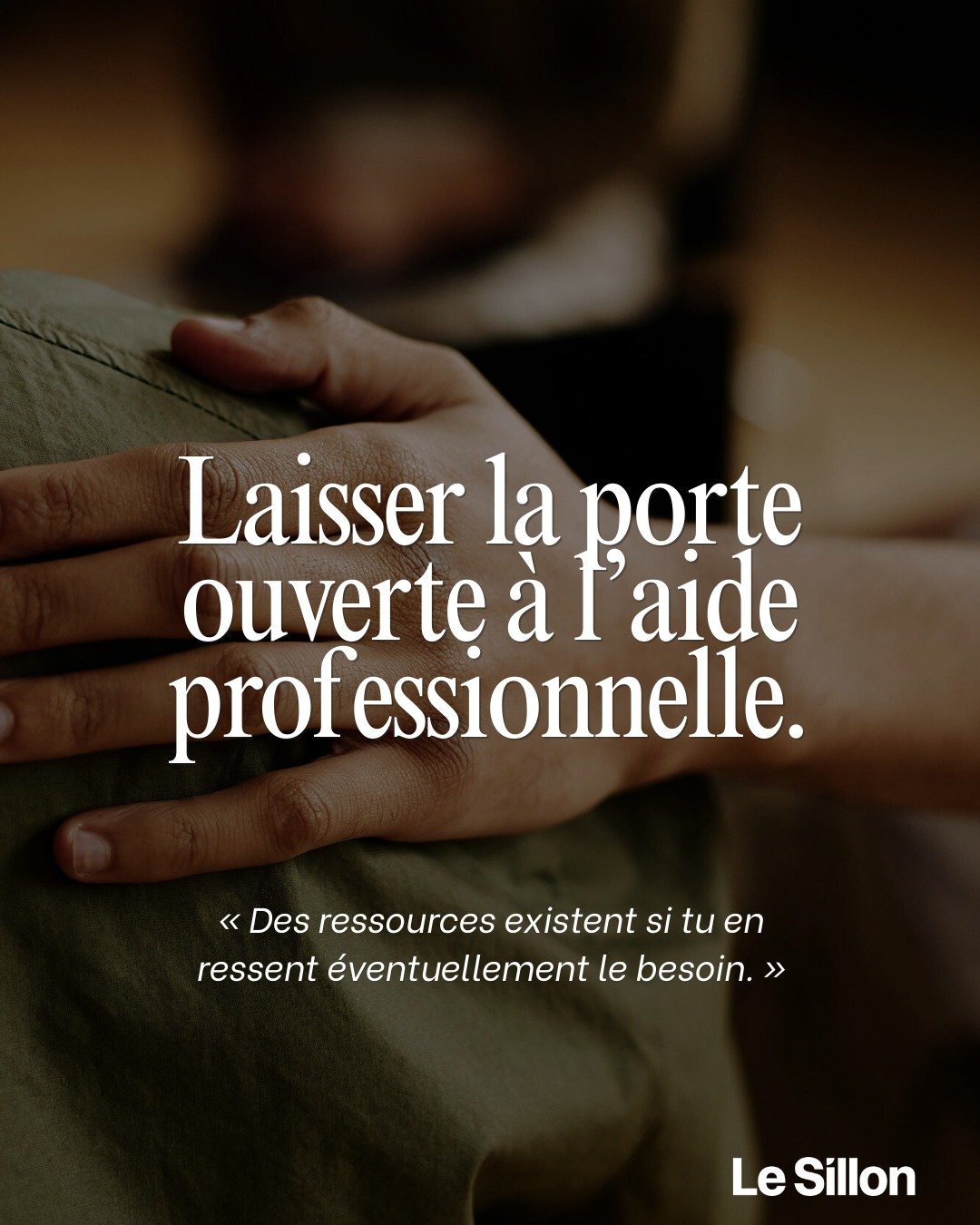 Le Sillon – Organisme de soutien aux proches d'une personne vivant avec un trouble de santé mentale.