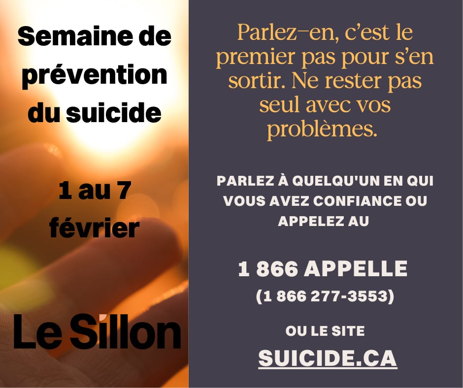 Le Sillon – Organisme de soutien aux proches d'une personne vivant avec un trouble de santé mentale.
