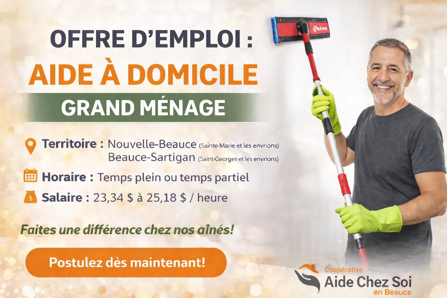 Coopérative Aide chez soi en Beauce