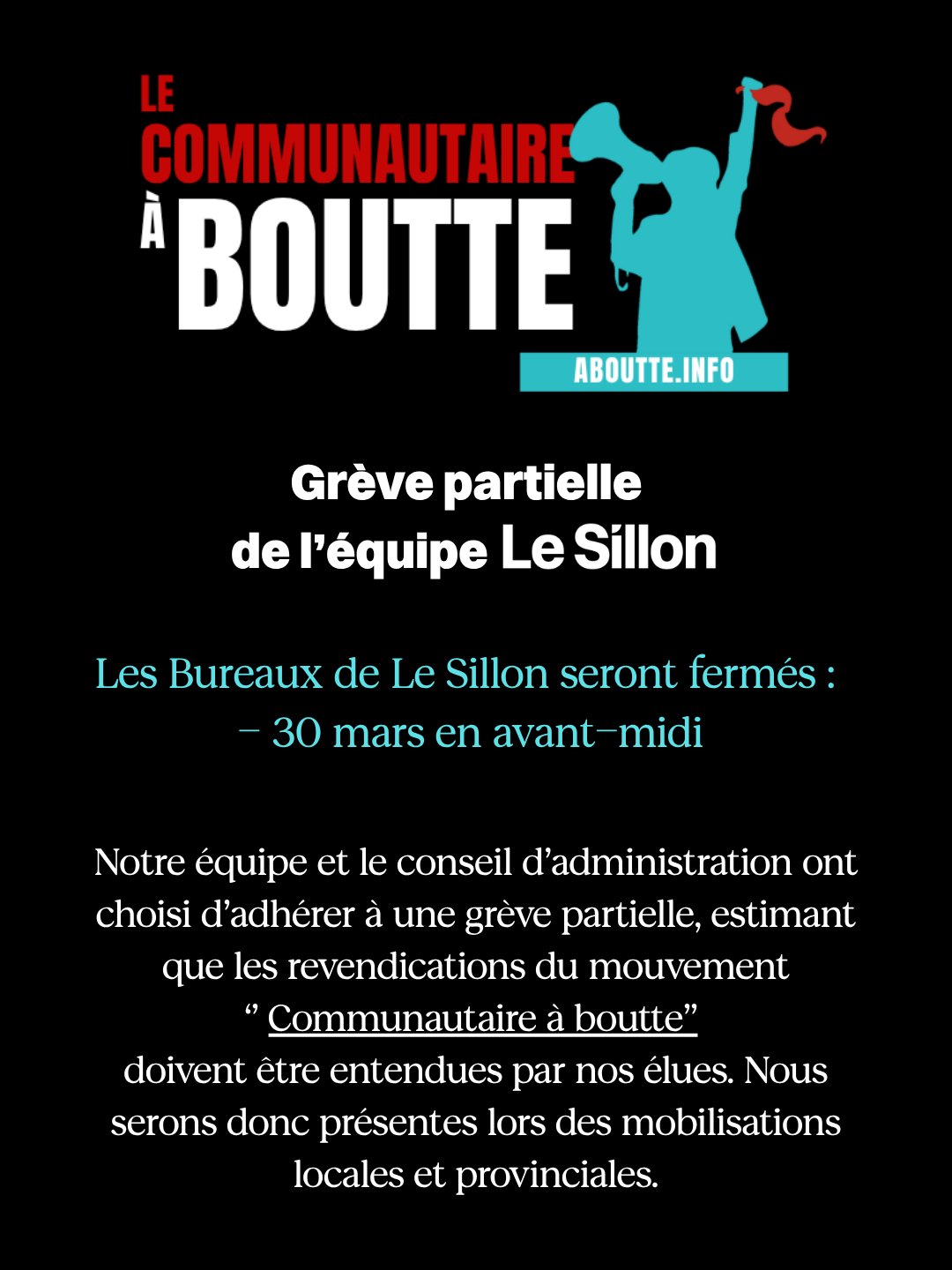 Le Sillon – Organisme de soutien aux proches d'une personne vivant avec un trouble de santé mentale.